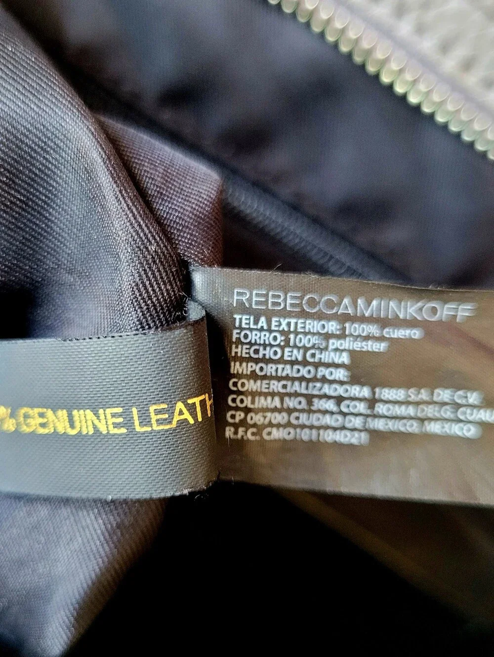 Rebecca Minkoff Regan 100% Genuine Pabbled Leather Bag Laptop Size Taupe Gray